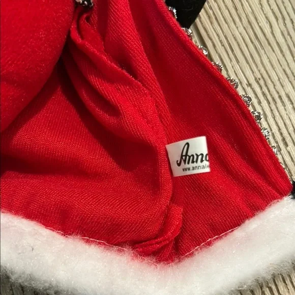 Annalee 9” Classy Santa Clause Red Holiday Decor Christmas Figurine 2014 - Picture 3 of 5